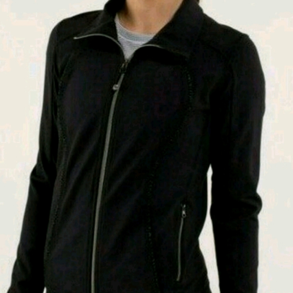 Lululemon Athletica Black Zip-Up Jacket
